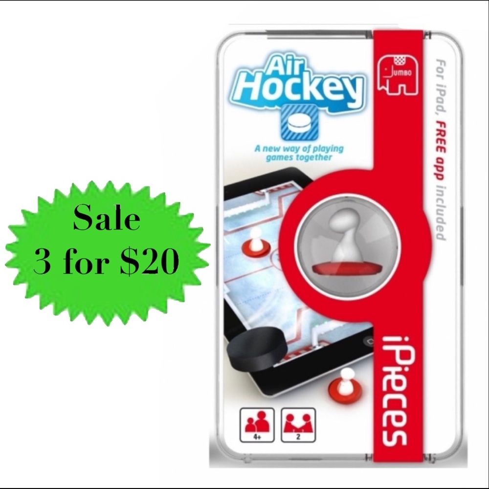 Pressman iPieces Air Hockey Game for iPad tablet accessory fun TOY play pick NEW